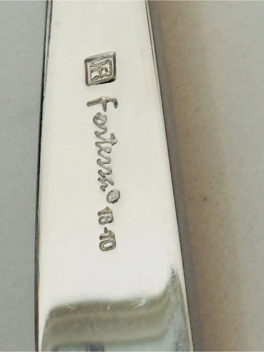 Set of 3 Fortessa Grand City Serving Forks, 9.25” Stamped Front & Back